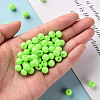 Opaque Acrylic Beads MACR-S370-C8mm-A30-5