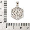 Brass Micro Pave Cubic Zirconia Pendants KK-U047-21P-3