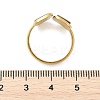 Rectangle 304 Stainless Steel Paua Shell Cuff Rings for Women X-RJEW-G346-04G-01-5