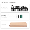 Fashion Wood Medal Hanger Holder ODIS-WH0041-012-4