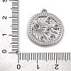 Anti-Tarnish 304 Stainless Steel Pendants STAS-K293-01P-3