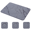 Rectangle Diatomaceous Earth Bathroom Mat AJEW-WH0270-779-1