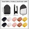 50Pcs 5 Colors Self-adhesive ABS Plastic Car Headrest Hook FIND-CP0002-52-2