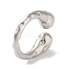 Rack Plating Brass Cuff Rings LS-RJEW-D025-05P-1