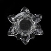 Flower Natural Quartz Crystal Candle Holder Molds AJEW-H154-02A-3