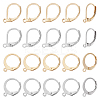 120Pcs 4 Styles 304 Stainless Steel Leverback Earring Findings STAS-ME0001-22-1