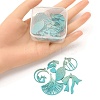 1 Set Spray Painted Alloy Charms FIND-YW0003-11D-3