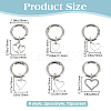 12Pcs 6 Style Alloy Shoes Charms HJEW-DR00116-2