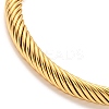 304 Stainless Steel Torque Cuff Bangles BJEW-D437-A15G-2