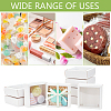 Square Paper Biscuit Boxes with Clear PVC Window LS-CON-WH0098-16A-02-6