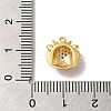 Brass Micro Pave Cubic Zirconia Pendants KK-B079-13G-3