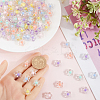 300Pcs Transparent Acrylic Beads TACR-SP0001-04-3