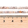 Natural Pink Botswana Agate Beads Strands G-G345-A02-2.5mm-5