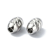 Non-Tarnish 316 Surgical Stainless Steel Bead STAS-H191-06A-P-2