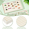 7-Slot Rectangle Velvet Wedding Ring Storage Display Trays AJEW-WH0471-129B-5