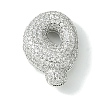 Rack Plating Brass Cubic Zirconia Pendants KK-S378-02P-Q-1