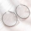 304 Stainless Steel Hoop Earrings EJEW-S250-04A-P-1
