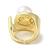 Rack Plating Brass Micro Pave Cubic Zirconia Cuff Rings RJEW-P110-02G-3