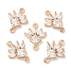 K9 Glass Connector Charms X-FIND-C036-02G-1