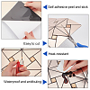 Square Mosaic Aluminum Plastic Self-Adhesive Wall Stickers DIY-WH0257-15B-6