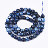 Natural Crackle Agate Beads Strands G-T119-01A-01-2