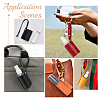 5Pcs 5 Colors Plastic Hand Sanitizer Bottle with PU Leather Cover KEYC-WR0001-34-5