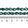 Transparent Electroplate Glass Beads Strands EGLA-N013-T10mm-B24-4