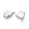 Anti-Tarnish 304 Stainless Steel Pendants STAS-Q334-14P-2