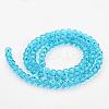 Transparent Glass Bead Strands GLAA-G013-10mm-49-2