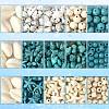192Pcs 6 Styles Synthetic Turquoise Beads TURQ-FS0001-07-2