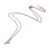 304 Stainless Steel Pendant Necklaces NJEW-O118-02-2