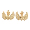 Brass Micro Pave Cubic Zirconia Pendants KK-F910-11G-1