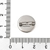 304 Stainless Steel Brooch Cabochon Settings STAS-E547-08B-P-4