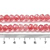 Transparent Crackle Glass Beads Strands CCG-L050-01B-01-4