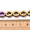 Electroplated Synthetic Non-magnetic Hematite Beads Strands G-L613-Z01-02I-4