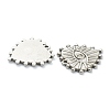 304 Stainless Steel Pendant Cabochon Settings for Enamel LS-STAS-P279-38P-2