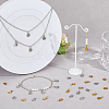 48Pcs 2 Colors 304 Stainless Steel Charms STAS-FH0002-29A-5