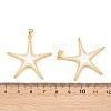 Brass Enamel Pendants KK-Z140-14G-3