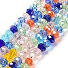 Glass Beads Strands EGLA-A034-M8mm-46-4