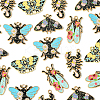 20Pcs 5 Styles Insect Series Alloy Enamel Pendants ENAM-CJ0005-40-9