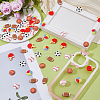 60Pcs 6 Styles Sport Opaque Resin Cabochons CRES-DC0001-10-4
