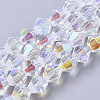 Electroplate Glass Beads Strands LS-EGLA-Q118-8mm-C17-1