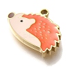 Ion Plating(IP) 304 Stainless Steel Enamel Pendants STAS-P371-077G-2