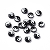 Opaque Acrylic Beads X-SACR-E008-02B-02-3