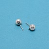 304 Stainless Steel Stud Earring Findings STAS-WH0029-02C-02-1