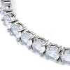 Rack Plating Brass Micro Pave Cubic Zirconia Chain Bracelets BJEW-P341-06A-P-2