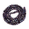 Electroplate Glass Beads Strands EGLA-A044-T4mm-B15-3