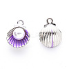 Alloy Enamel Charms ENAM-R059-03A-P-RS-2