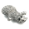 Christmas Theme Alloy Crystal Rhinestone Brooches JEWB-S022-02A-P-3