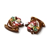 Christmas Opaque Resin Cabochons LS-RESI-K019-42-3
